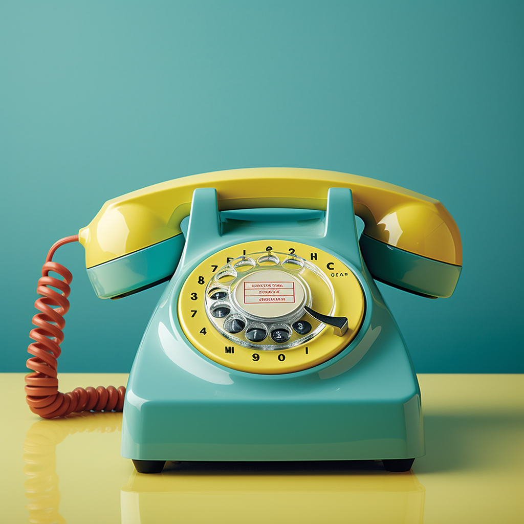 Rotary Dial Phone, created by Midjourney AI | Tom G.